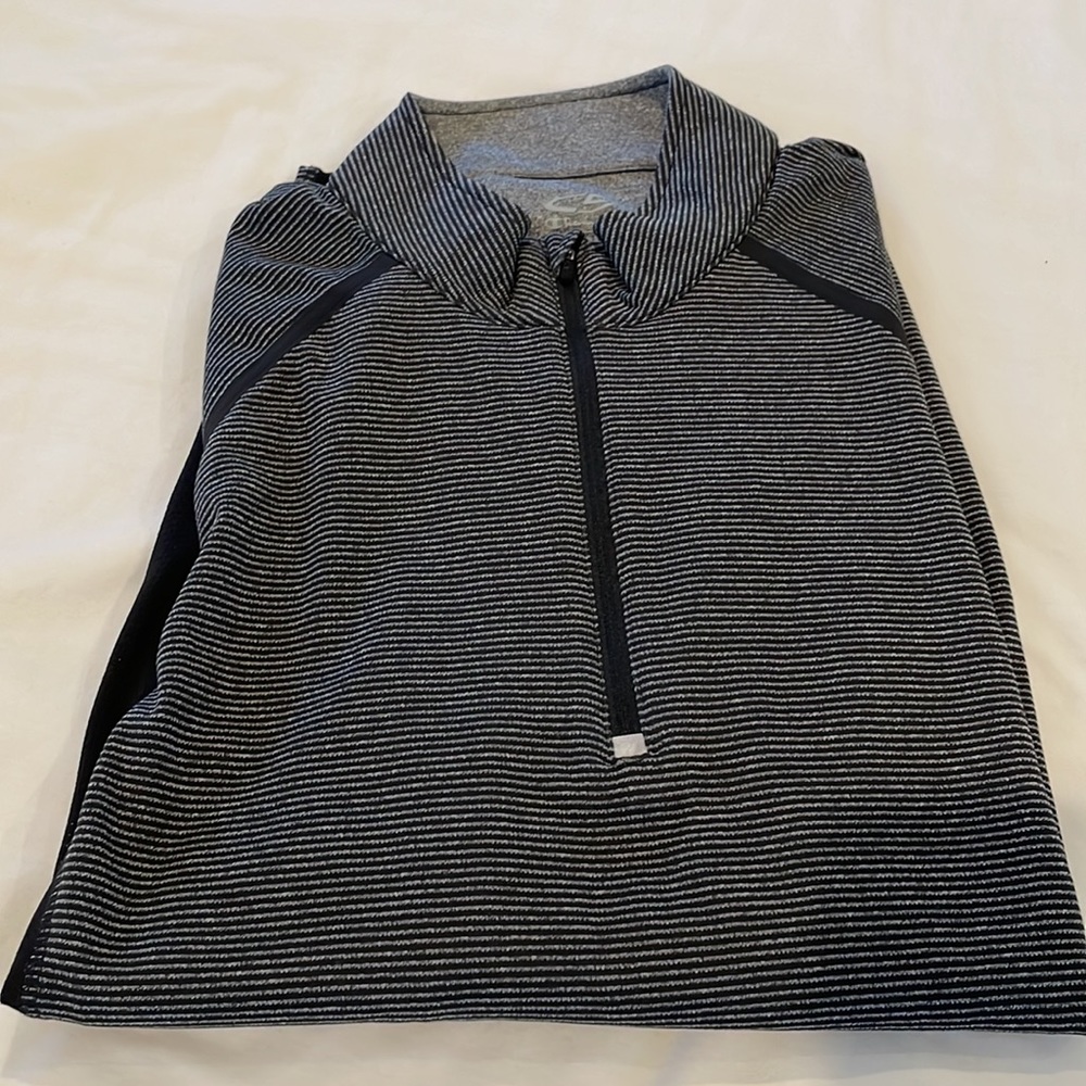 Champion Men Large Athletic Half-Zip Duodry Shirt
